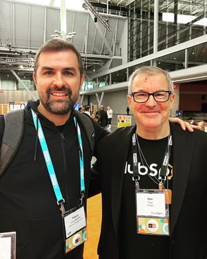 Dan TYre, Hubspot et Thierry Calderon, MMIO