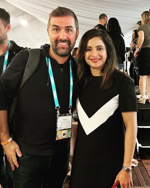 yamini Ranga, CEO de Hubspot et Thierry CALDERON, MMIO