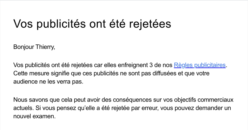 pub rejetee facebook