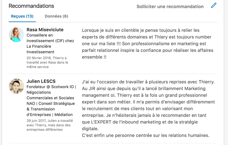 generer rdv B2B reunion recommandation