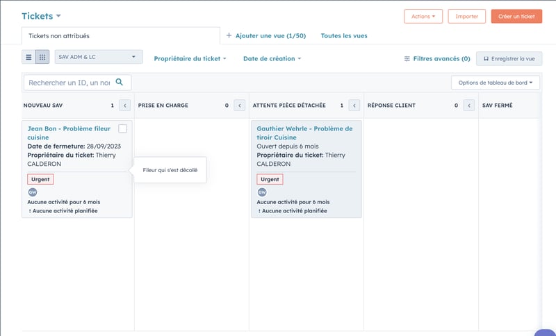 pipeline reclamation client ticketing