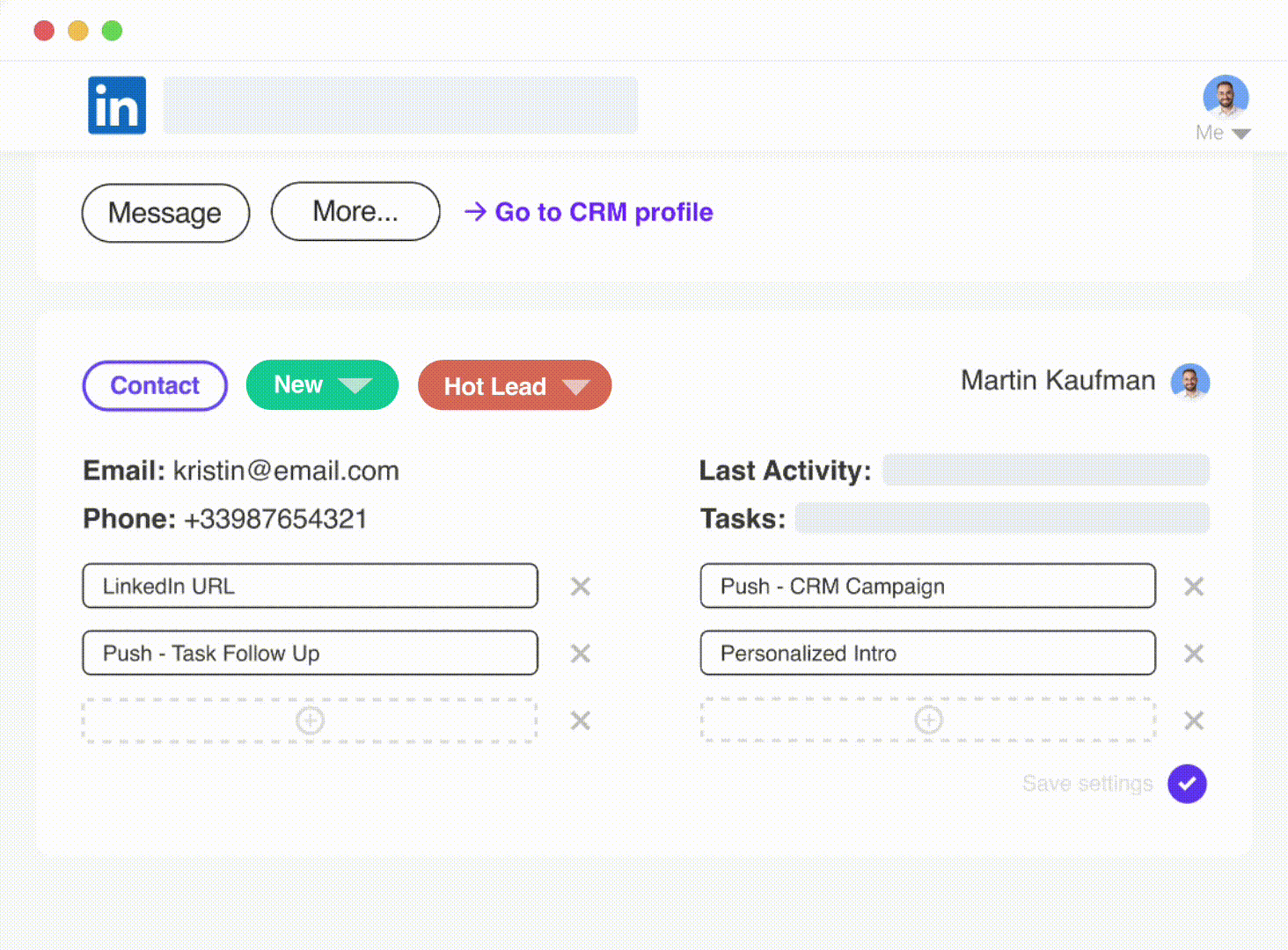 Hubspot Linkedin integration