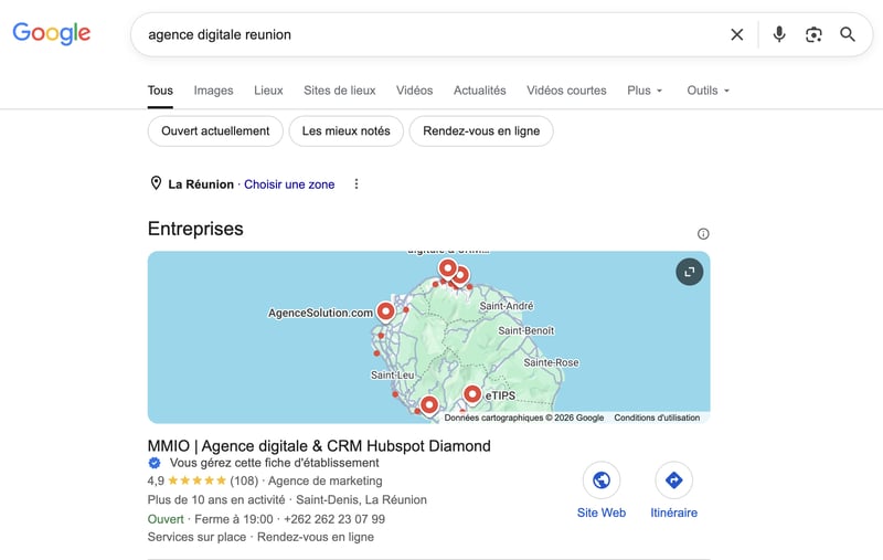 meilleure agence digitale reunion