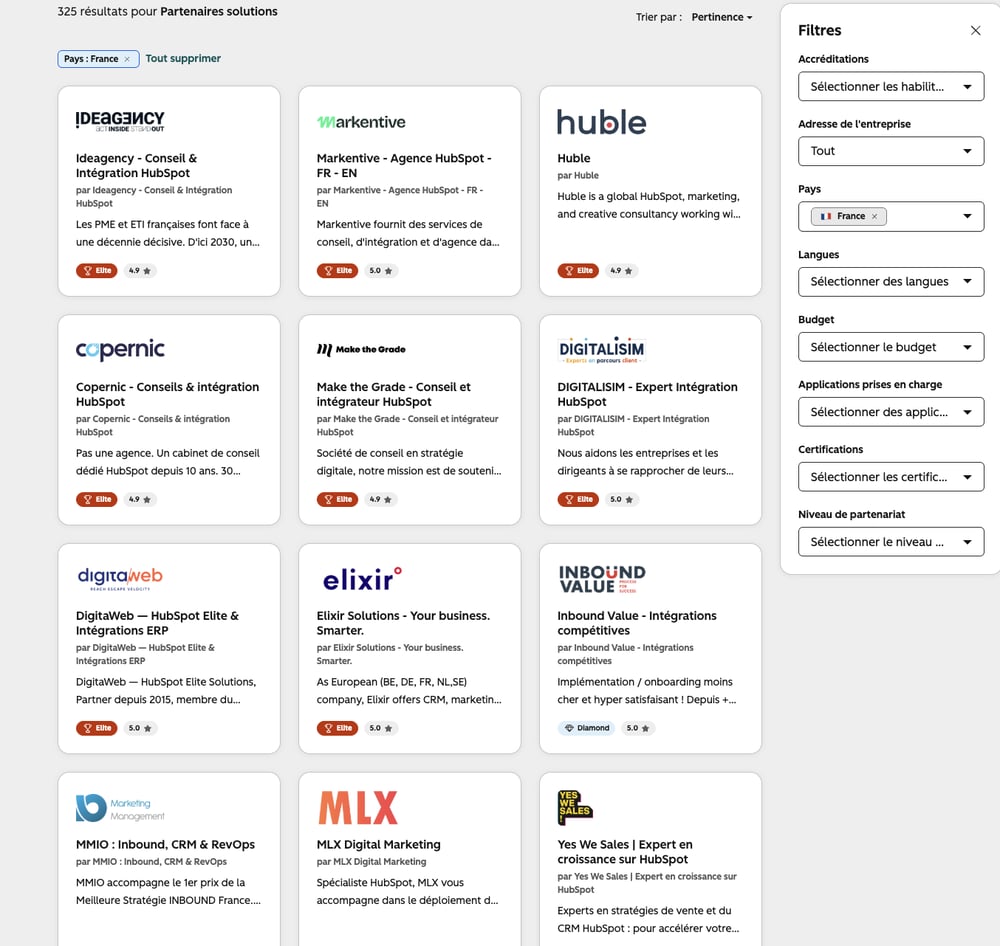 MMIO est dans le TOP 10 des meilleurs partenaires intégrateurs HubSpot en France en 2026