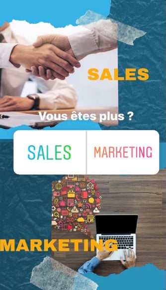 stratégie de contenu instagram stories sondage 1
