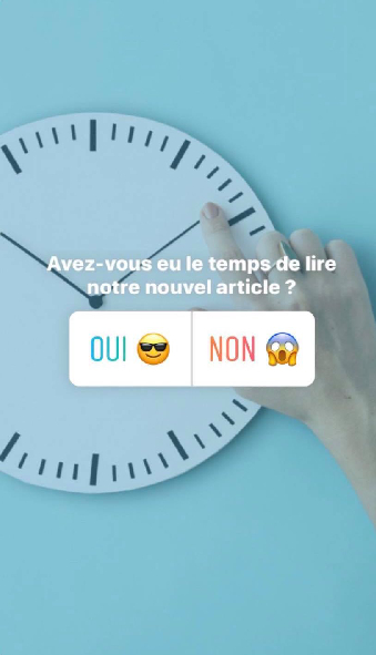 stratégie de contenu instagram stories sondage 3