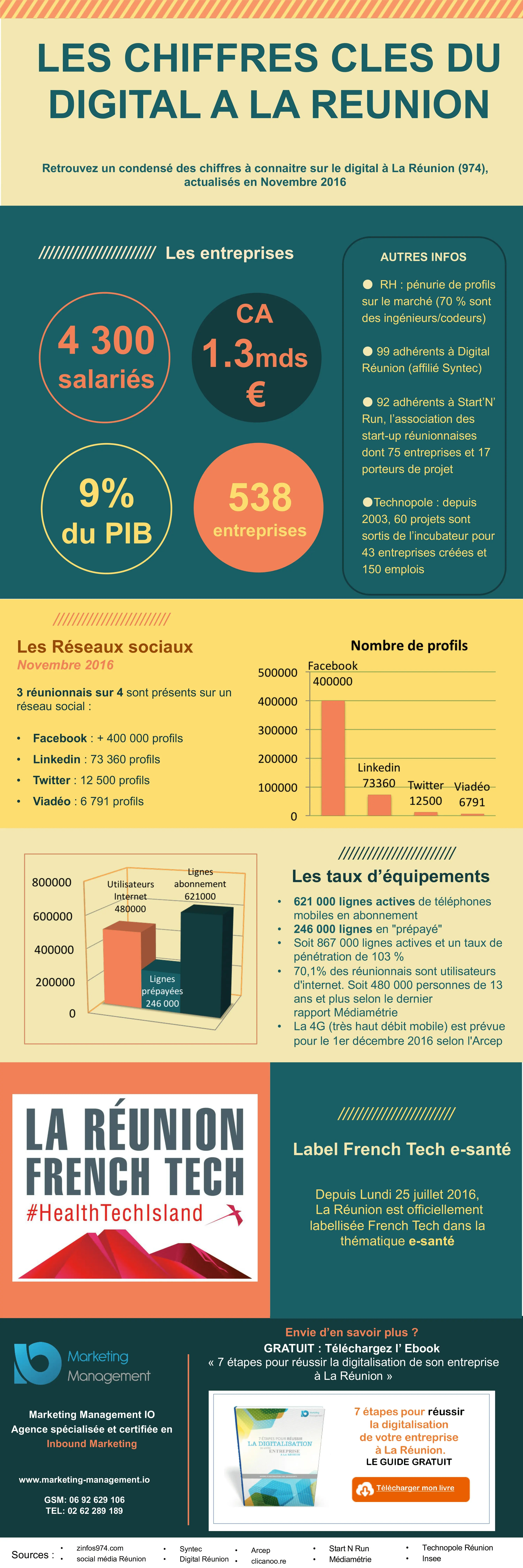 Les chiffres du digital novembre 2016 Réunion