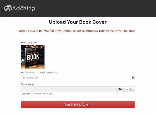 creer couverture ebook - adazing format livre